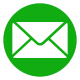 [CITYPNG.COM]Letter Email Round Green Icon Transparent PNG - 600x600